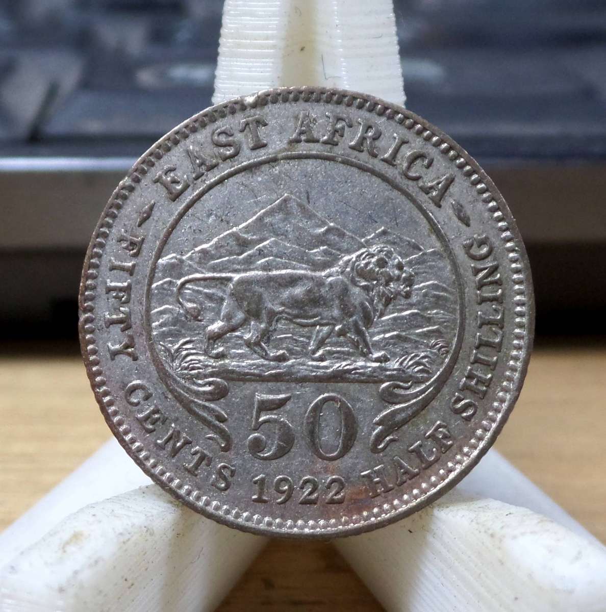 East Africa 50 Cents 1922 - Nice condition