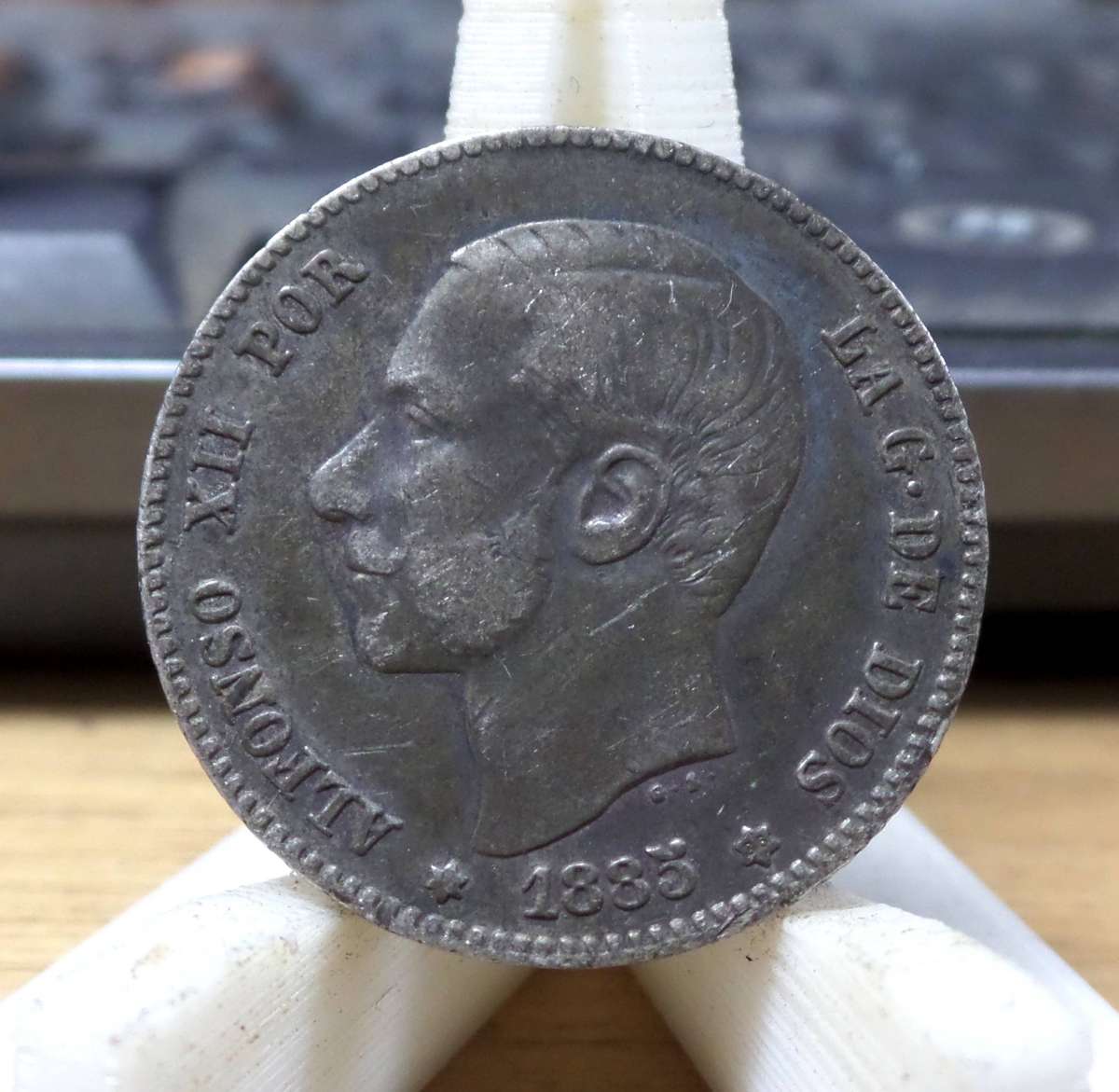 Spain 1 Peseta 1885