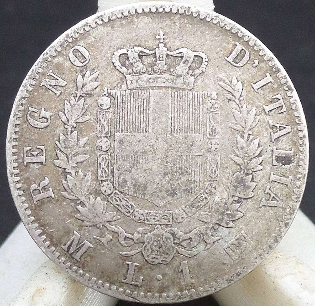 Italy 1 Lire 1863