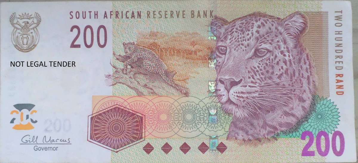 RSA 200 Rand 2010 (G Marcus 1st issue) *Scarce*