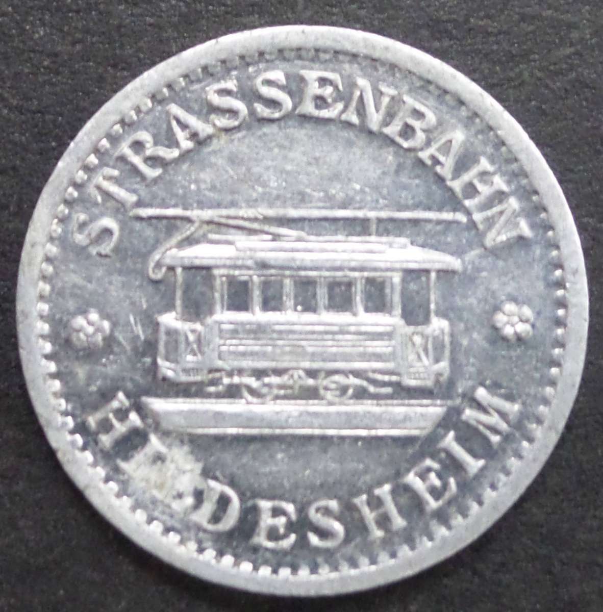 *R1 Auction* Germany - Strassenbahn Hildesheim tram token