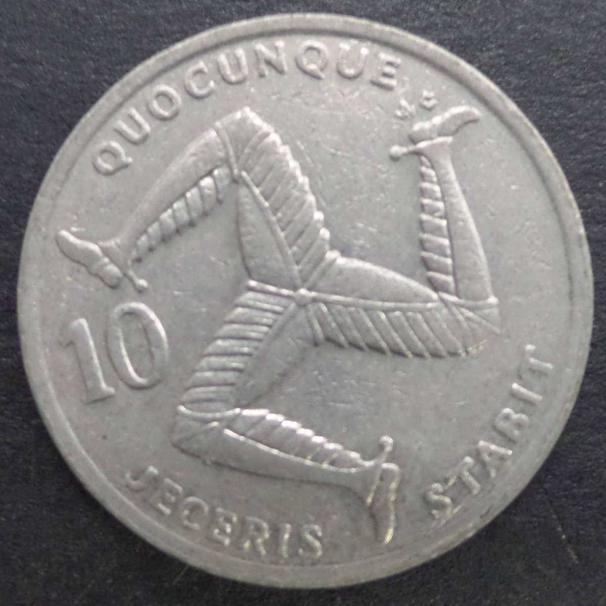 *R1 Auction* Isle of Man 10 Pence 1992