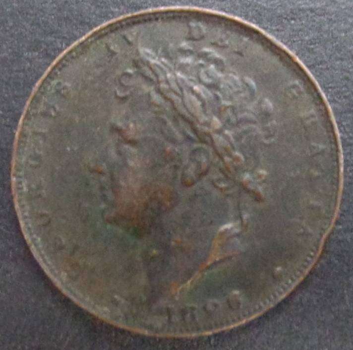 *R1 Auction* UK 1/4 Penny 1826