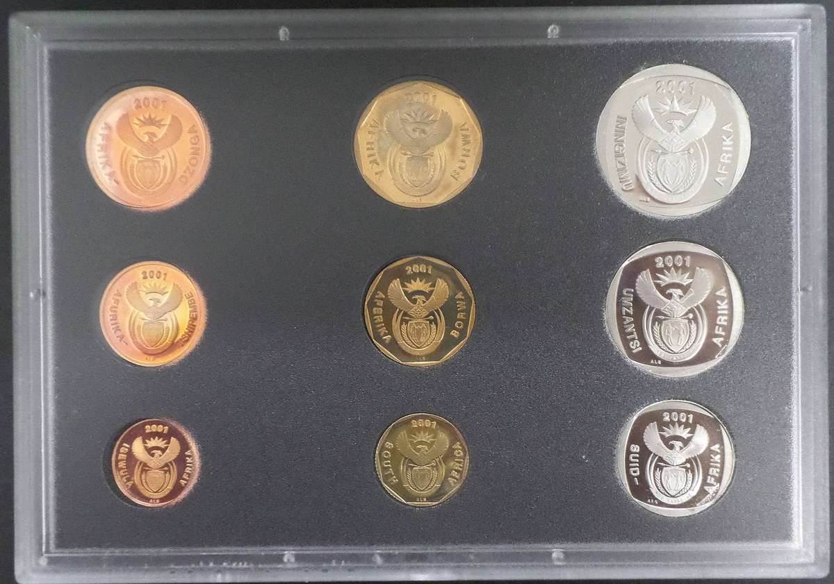 RSA 2001 Proof set - no box