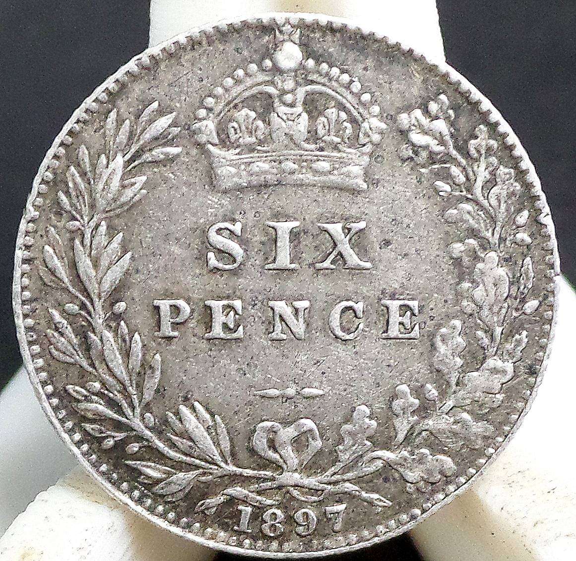 UK 6 Pence 1897