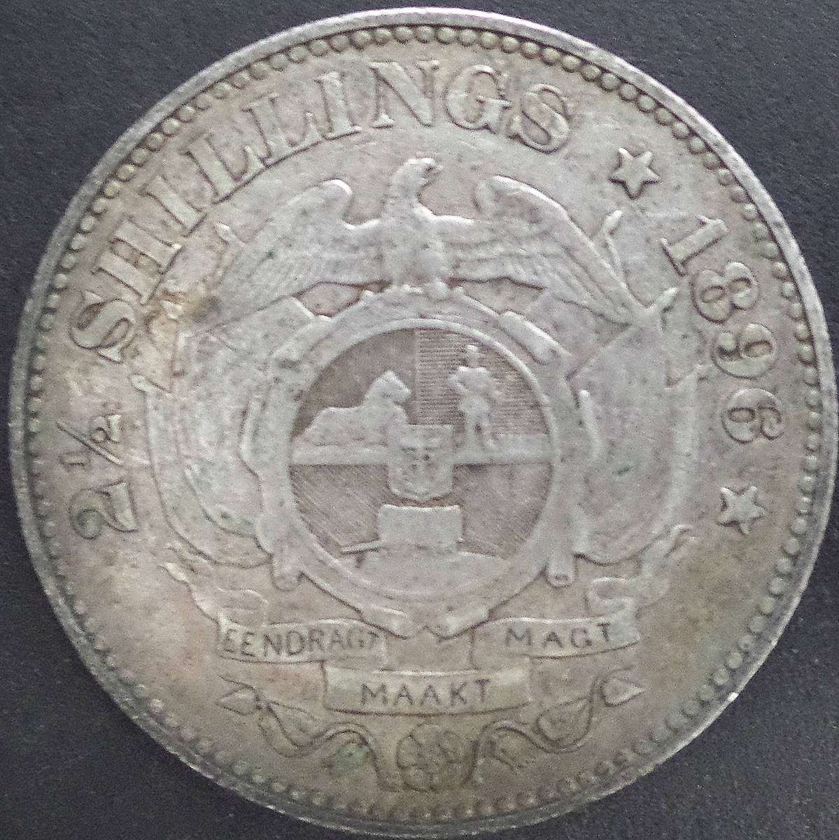 ZAR 2'6 Shillings 1896