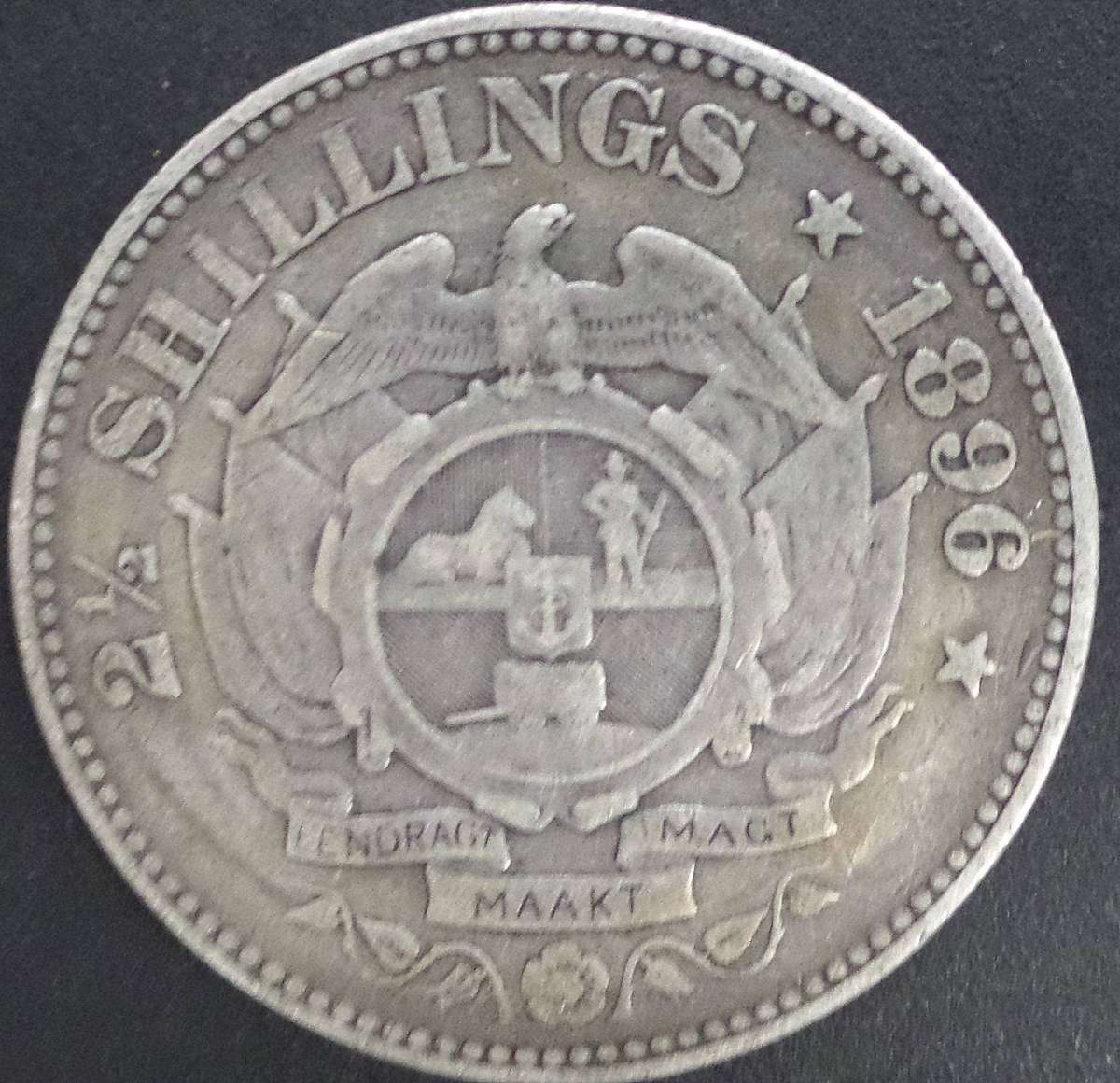 ZAR 2'6 Shillings 1896