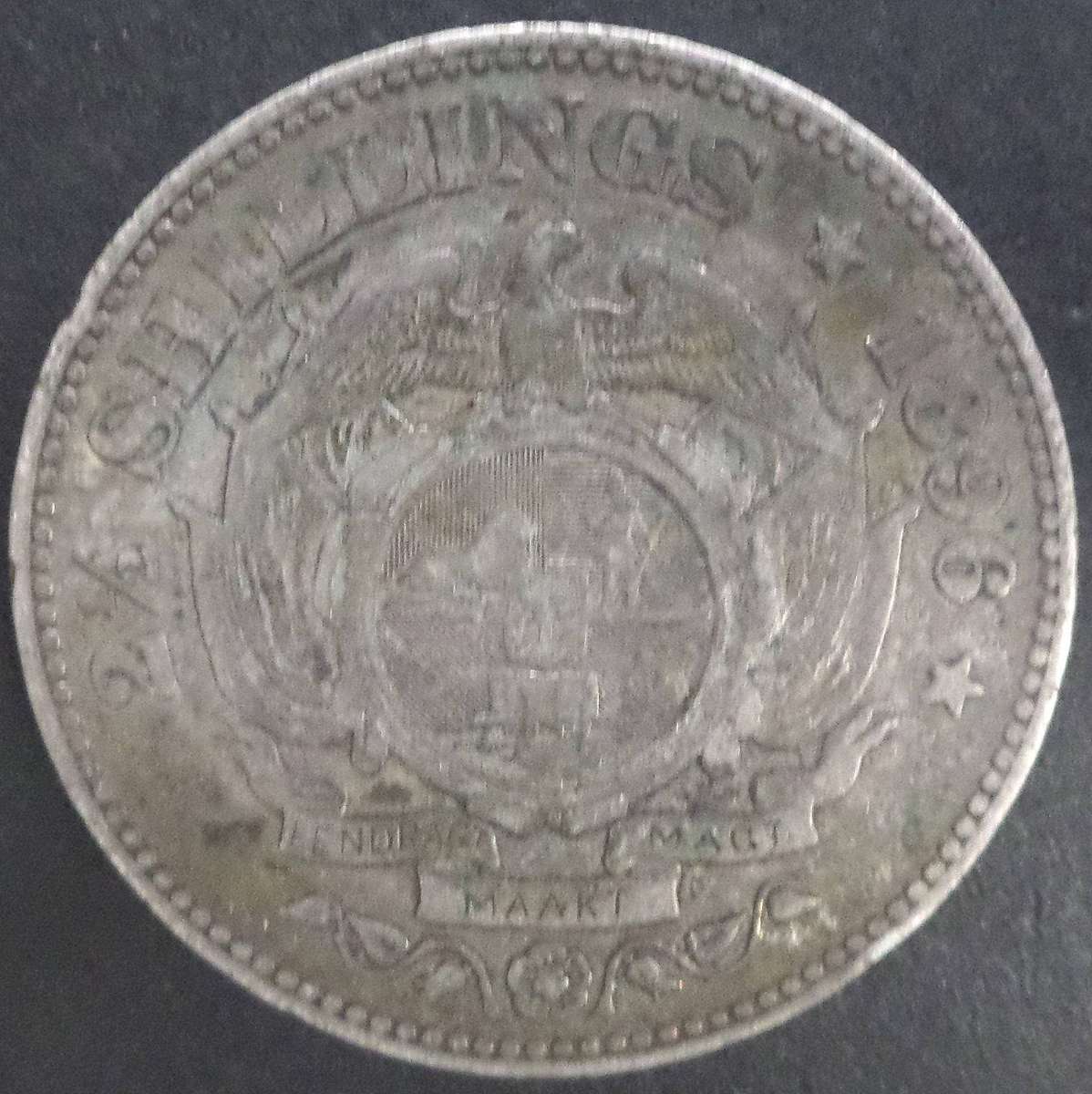 ZAR 2'6 Shillings 1896