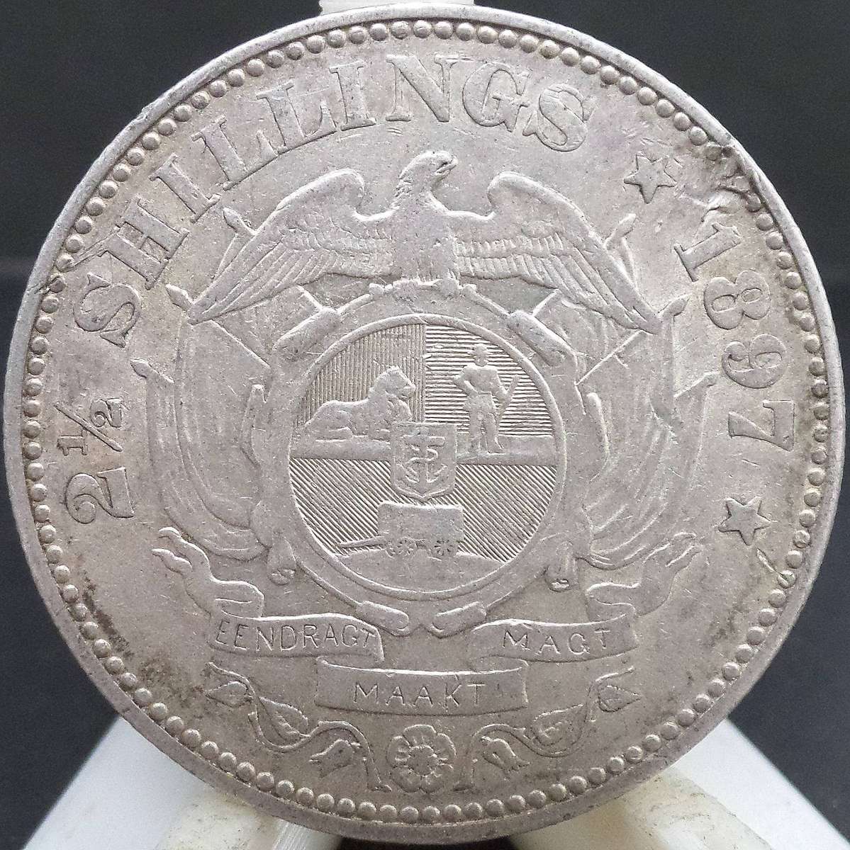 ZAR 2'6 Shillings 1897 - Nice condition