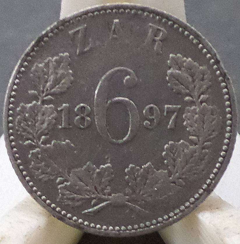 ZAR 6 Pence 1897