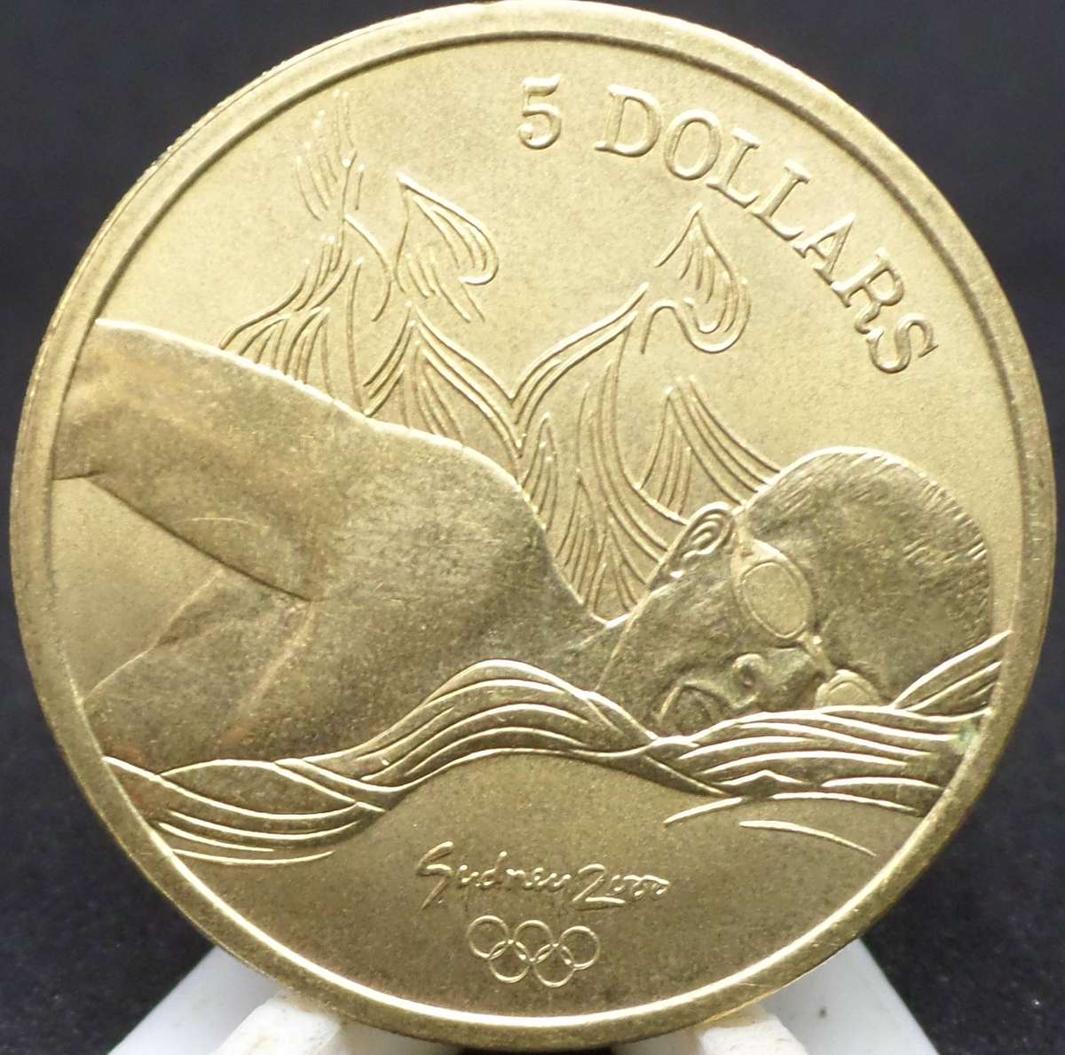 *R1 Auction* Australia 5 Dollars 2000 - Aquatics