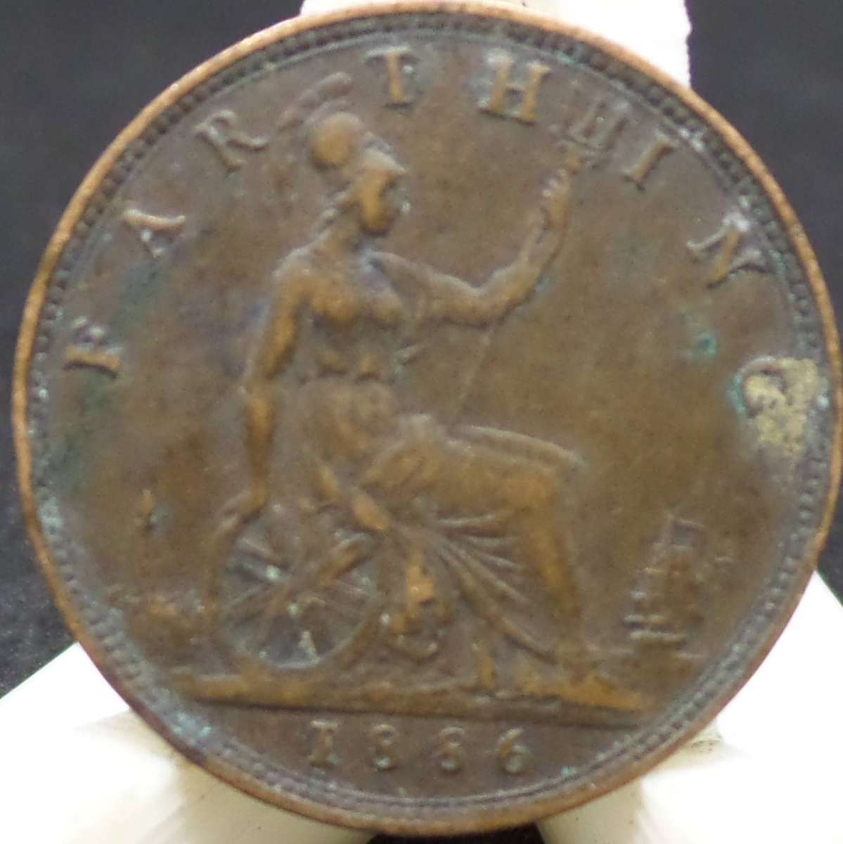 *R1 Auction* UK 1/4 Penny 1886
