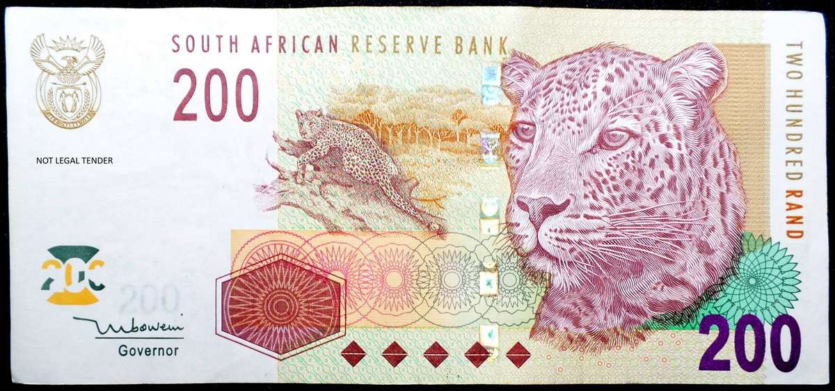 RSA 200 Rand 2005 (T Mboweni 2nd issue) - AA Prefix