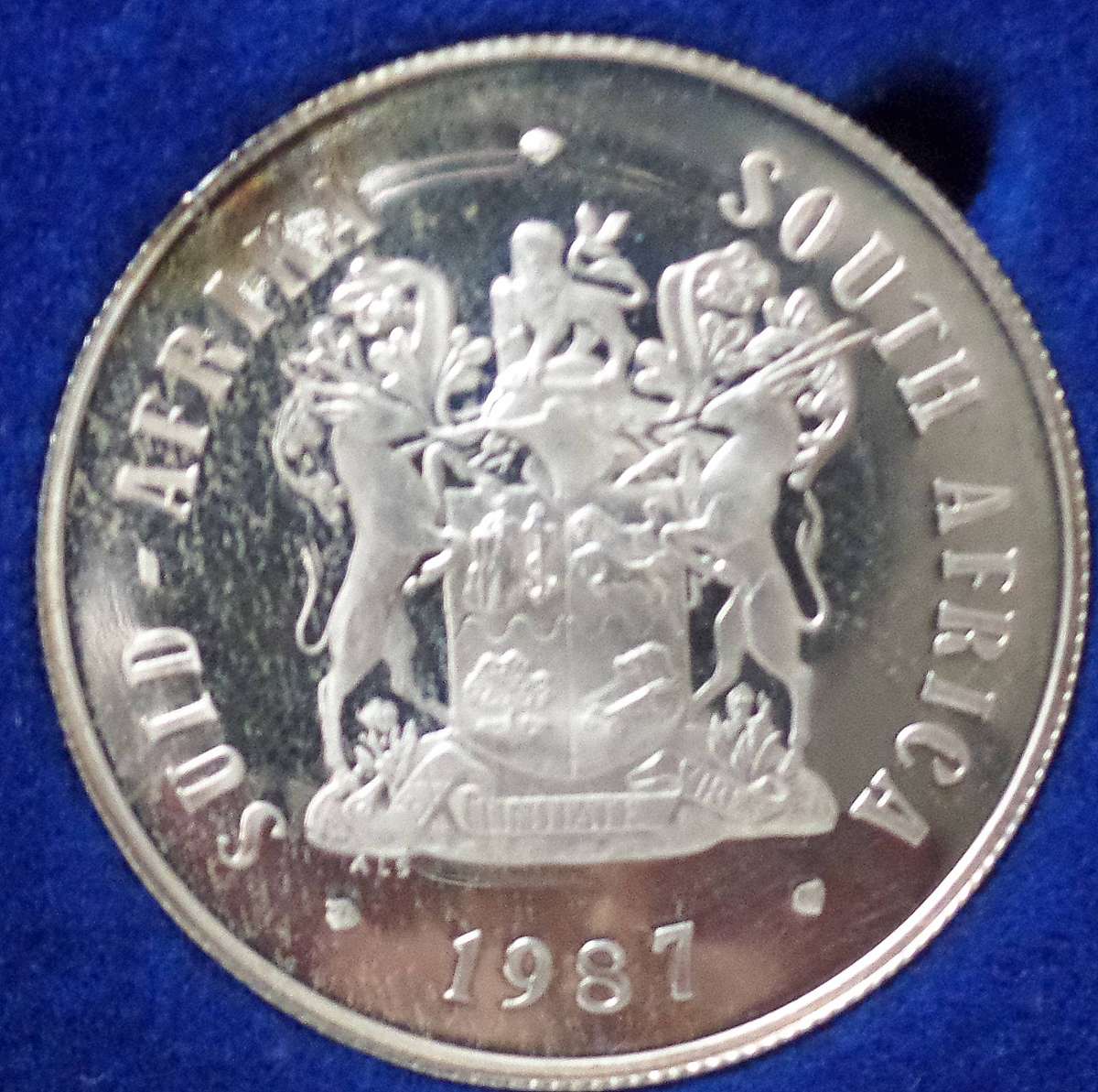 RSA 1 Rand 1987 - Silver Proof coin