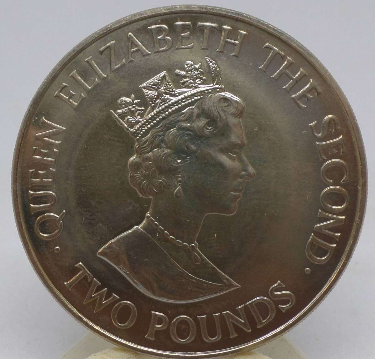 *R1 Auction* Jersey 2 Pounds 1993 - 40yrs QEII