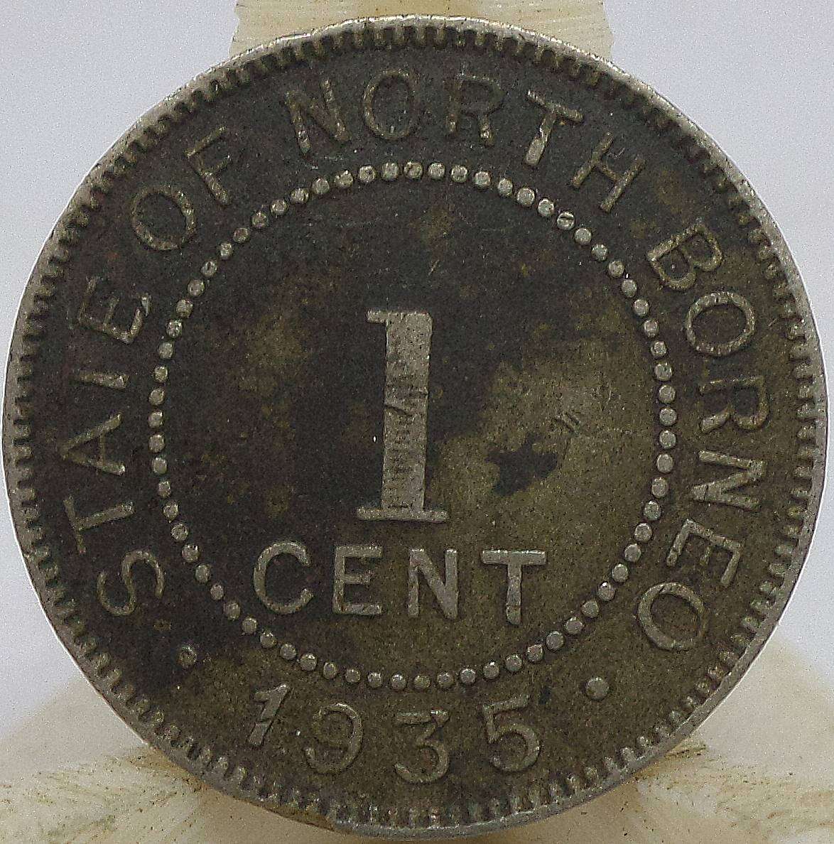 *R1 Auction* North Borneo 1 Cent 1935