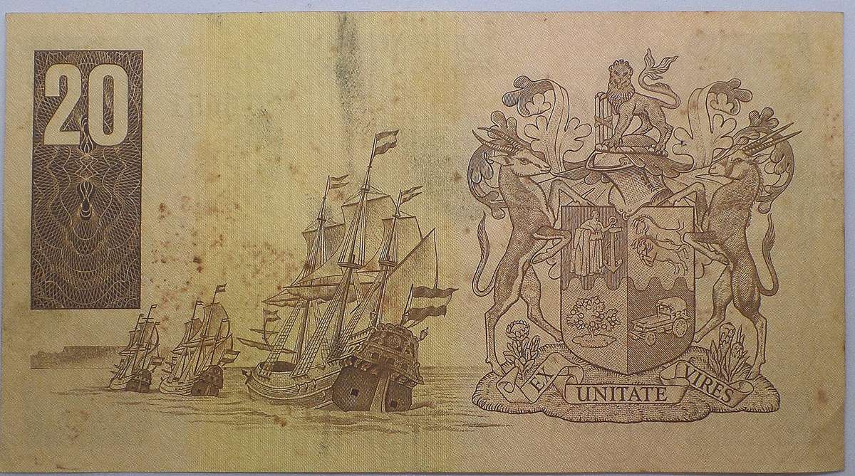 RSA 20 Rand 1981(G de Kock 1st Issue) - Z4 Replacement - Filler note
