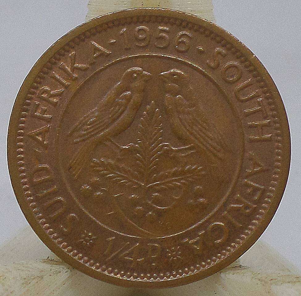 SA Union 1/4 Penny 1956 - aUNC condition