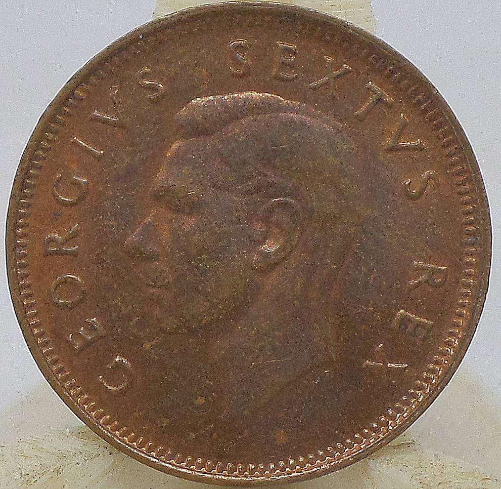 SA Union 1/4 Penny 1952 - aUNC condition