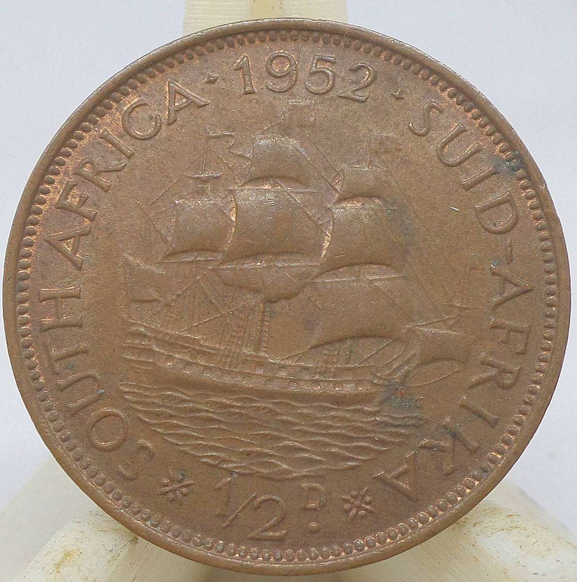 SA Union 1/2 Penny 1952 - Nice condition