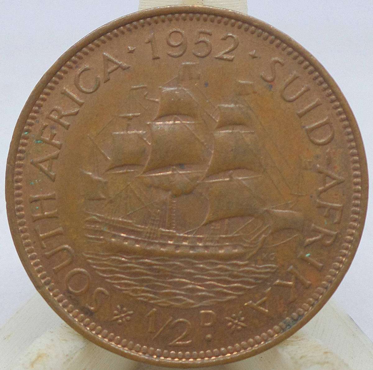 SA Union 1/2 Penny 1952 - aUNC condition