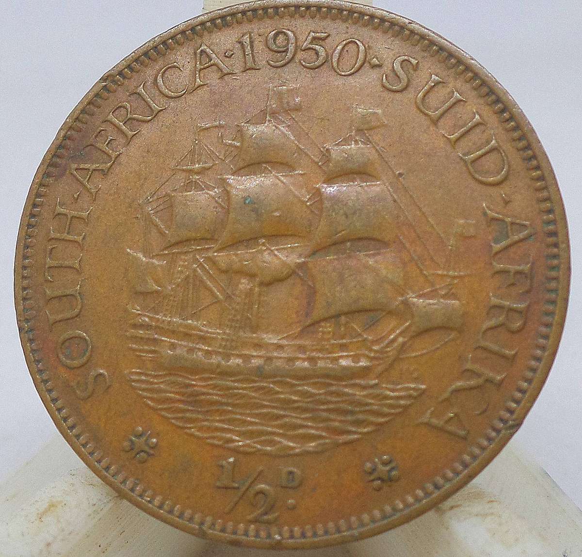 SA Union 1/2 Penny 1950