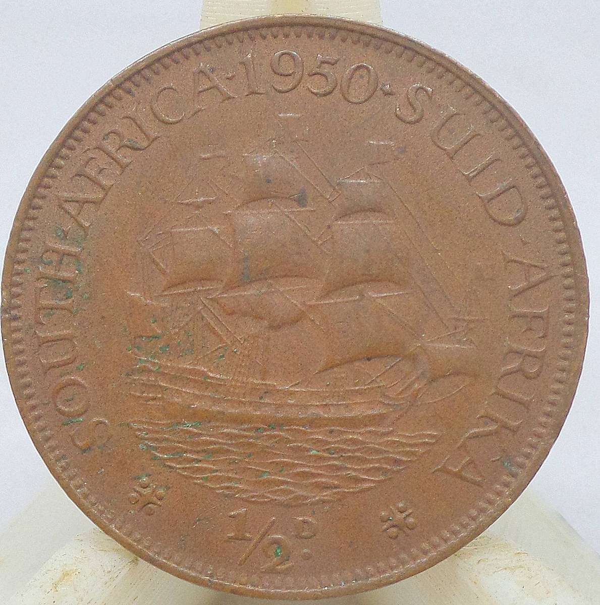 SA Union 1/2 Penny 1950