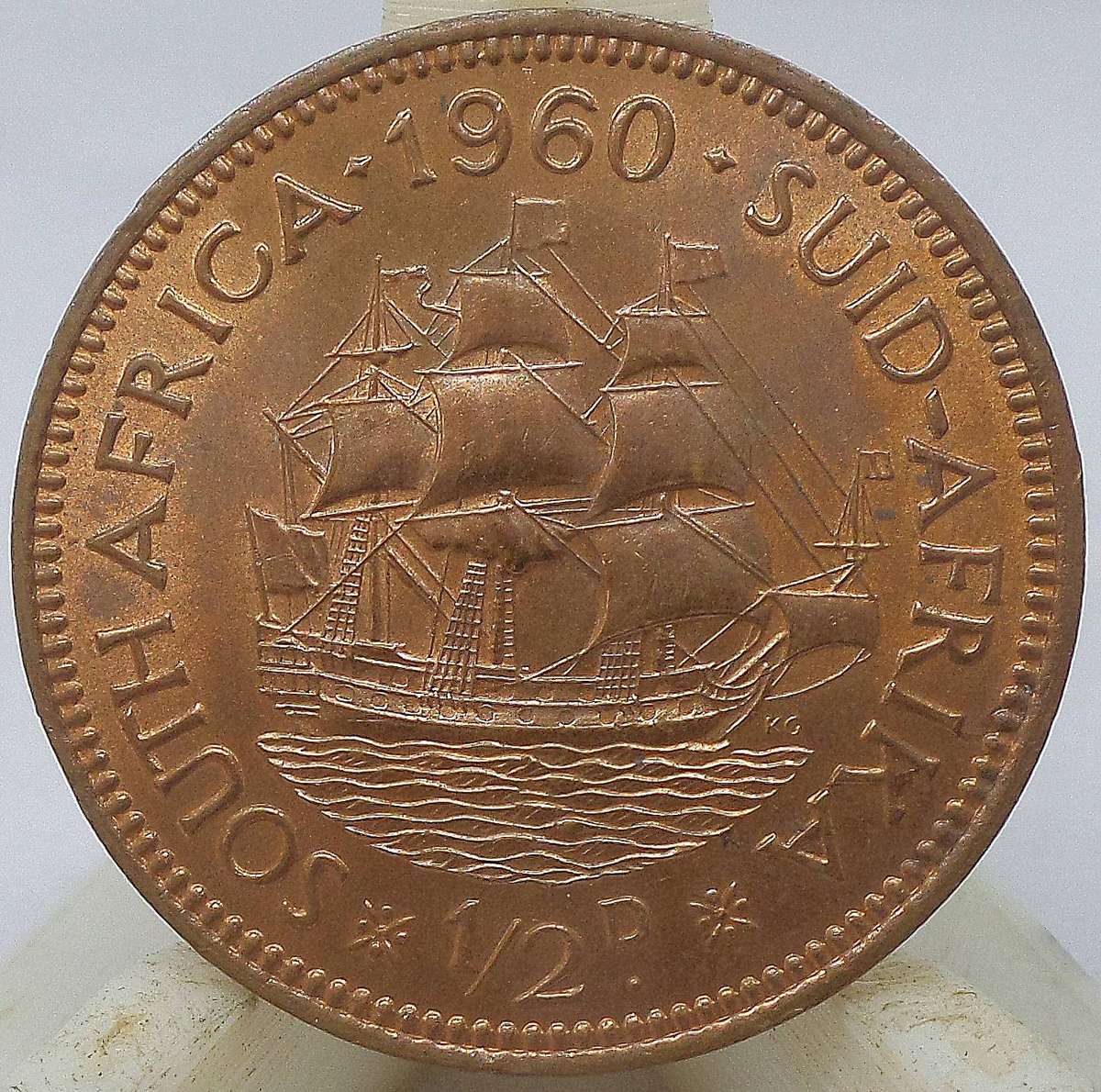 SA Union 1/2 Penny 1960 - UNC condition