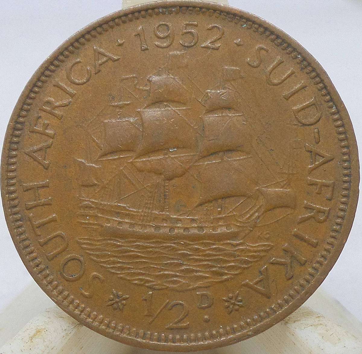 SA Union 1/2 Penny 1952