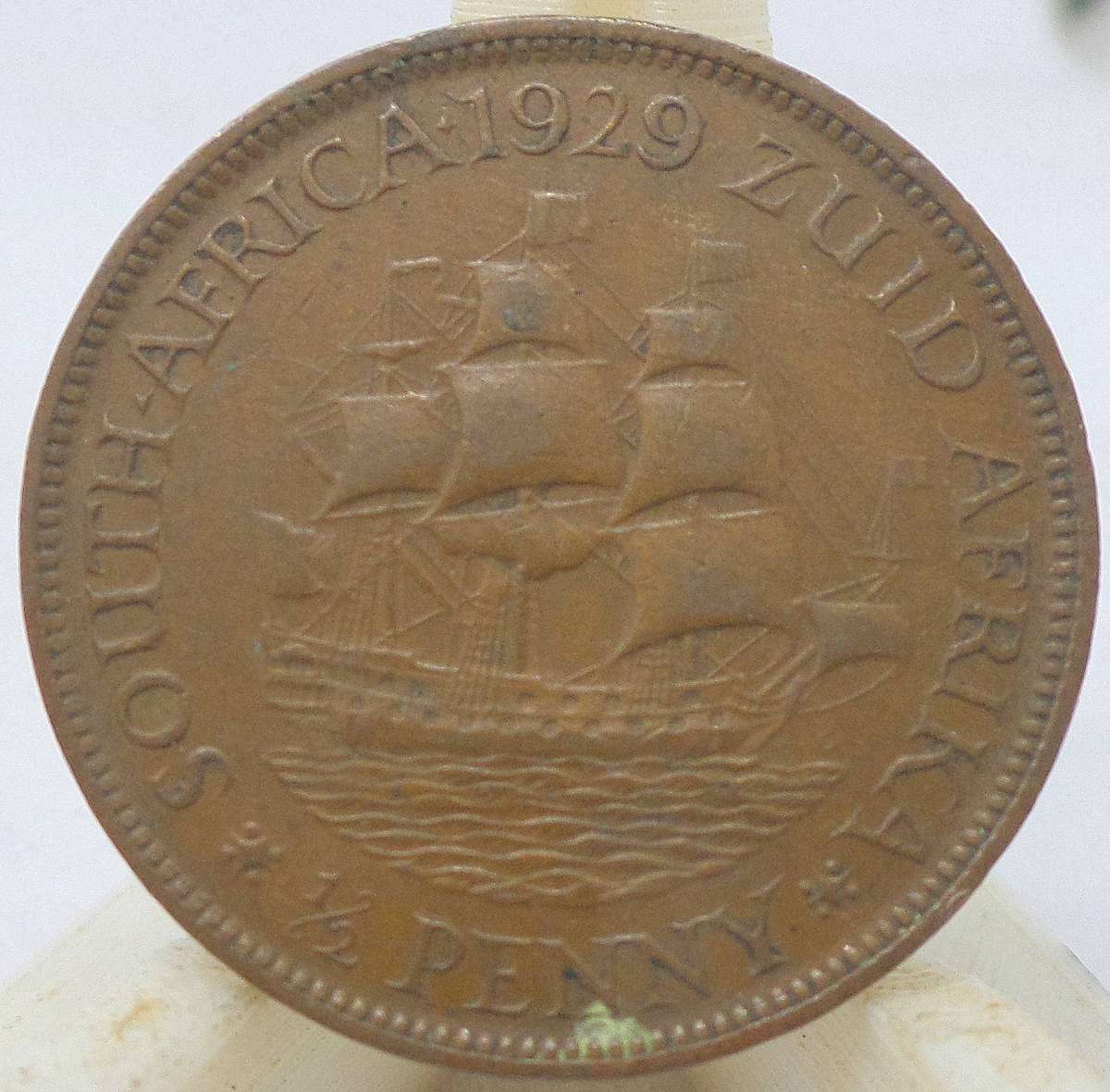 SA Union 1/2 Penny 1929