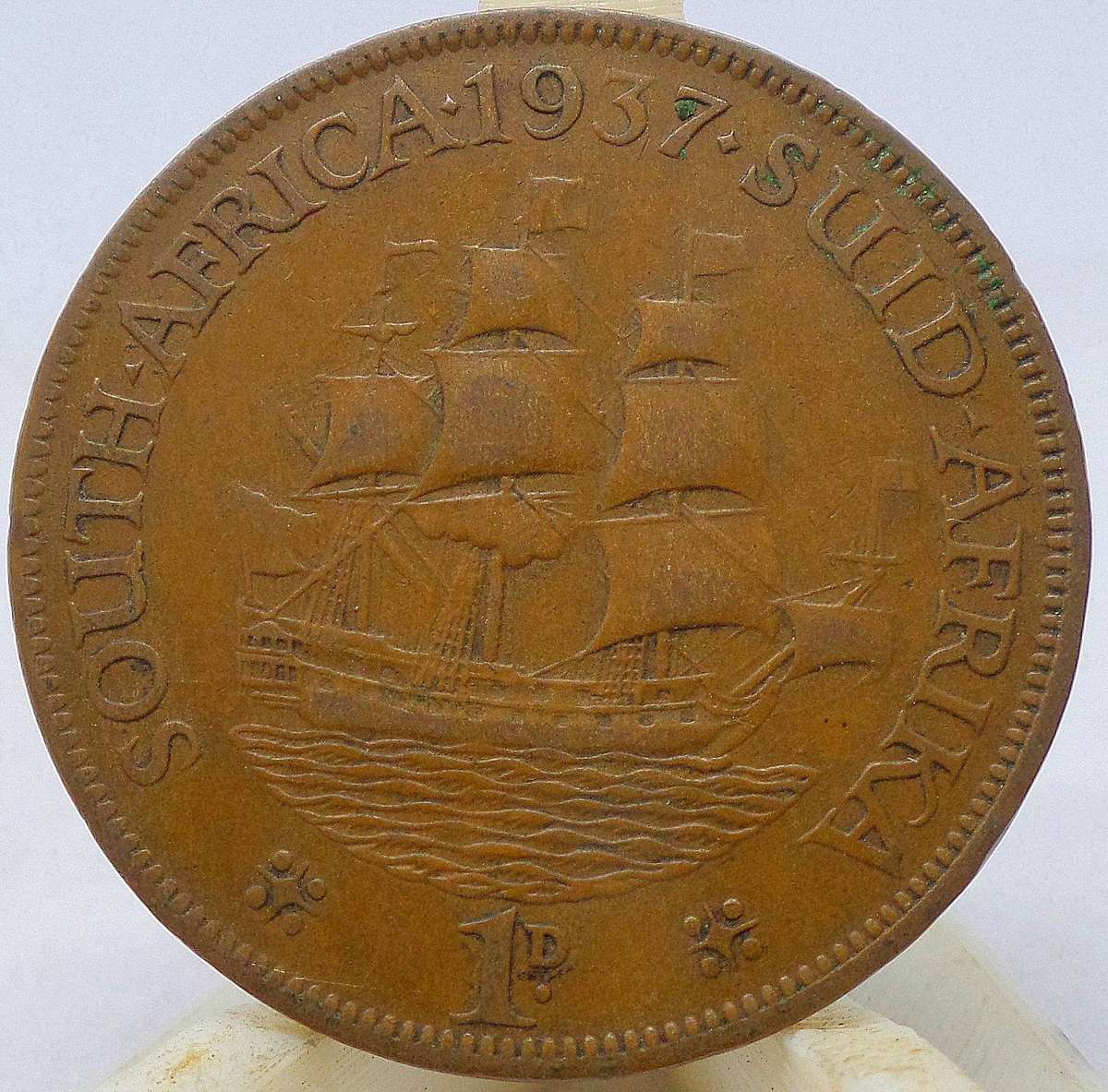SA Union 1 Penny 1937