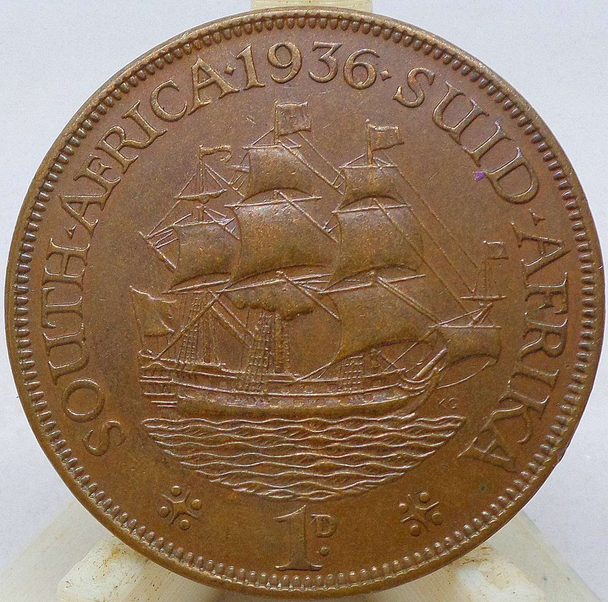SA Union 1 Penny 1936