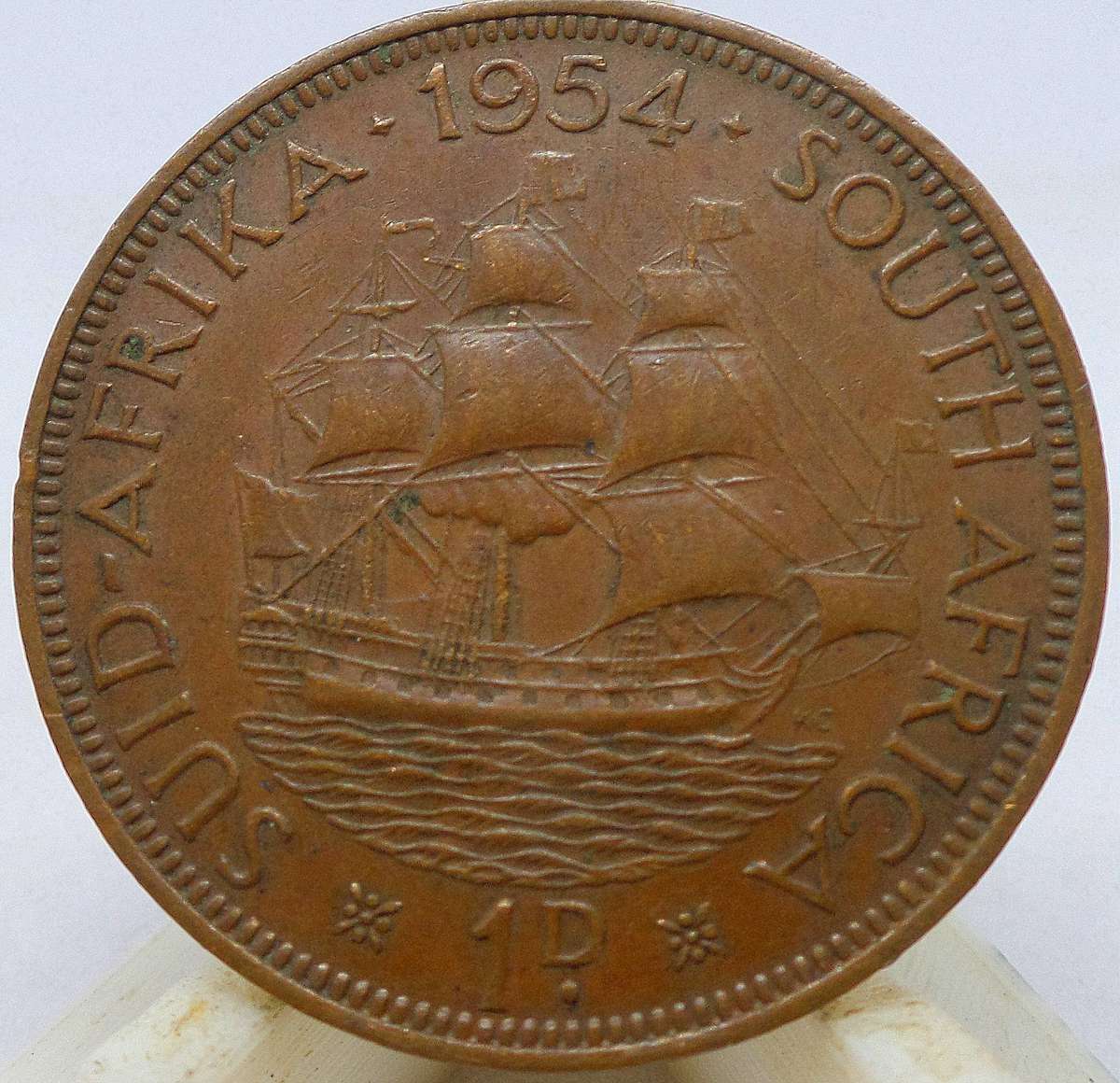 SA Union 1 Penny 1954