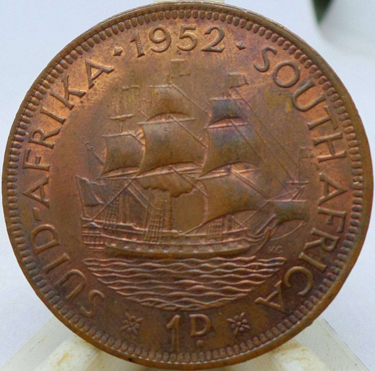 SA Union 1 Penny 1952 - Beautiful condition