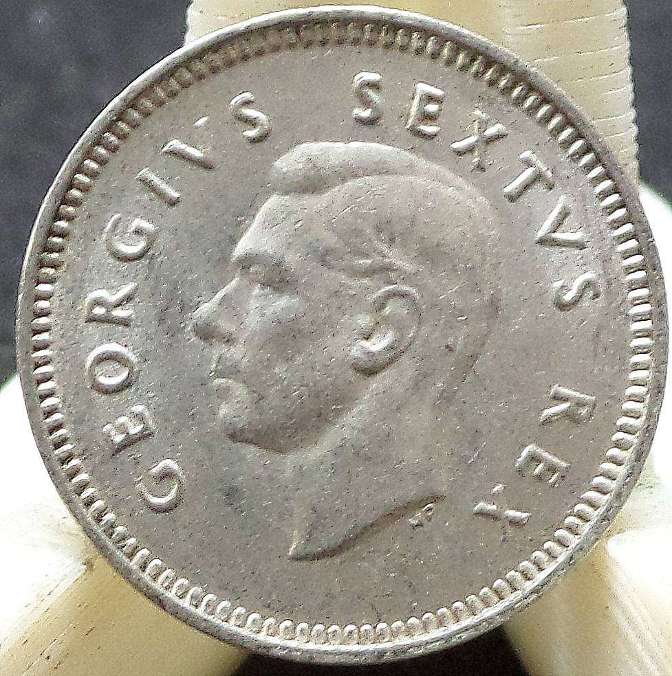 SA Union 3 Pence 1950 - Great condition