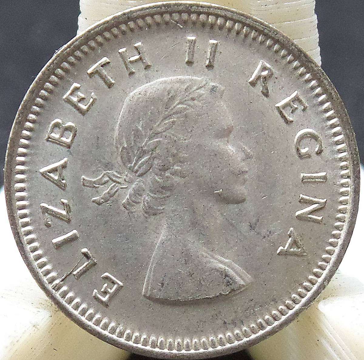 SA Union 3 Pence 1956 - aUNC condition