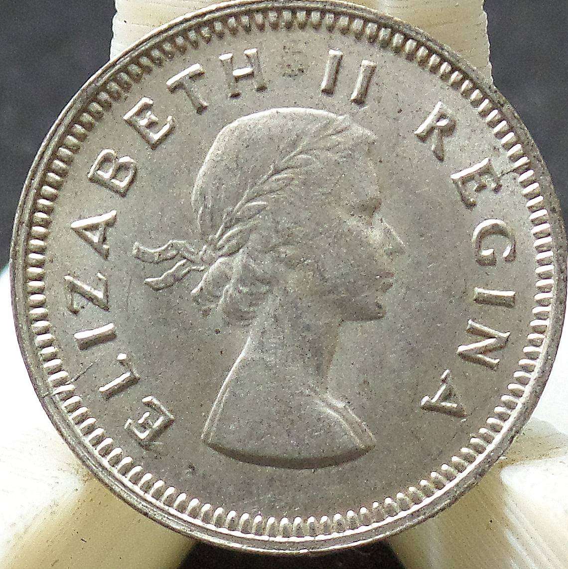 SA Union 3 Pence 1958 - UNC condition