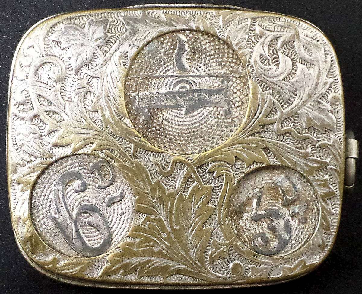 Coin holder for Pounds & Shillings - Brass