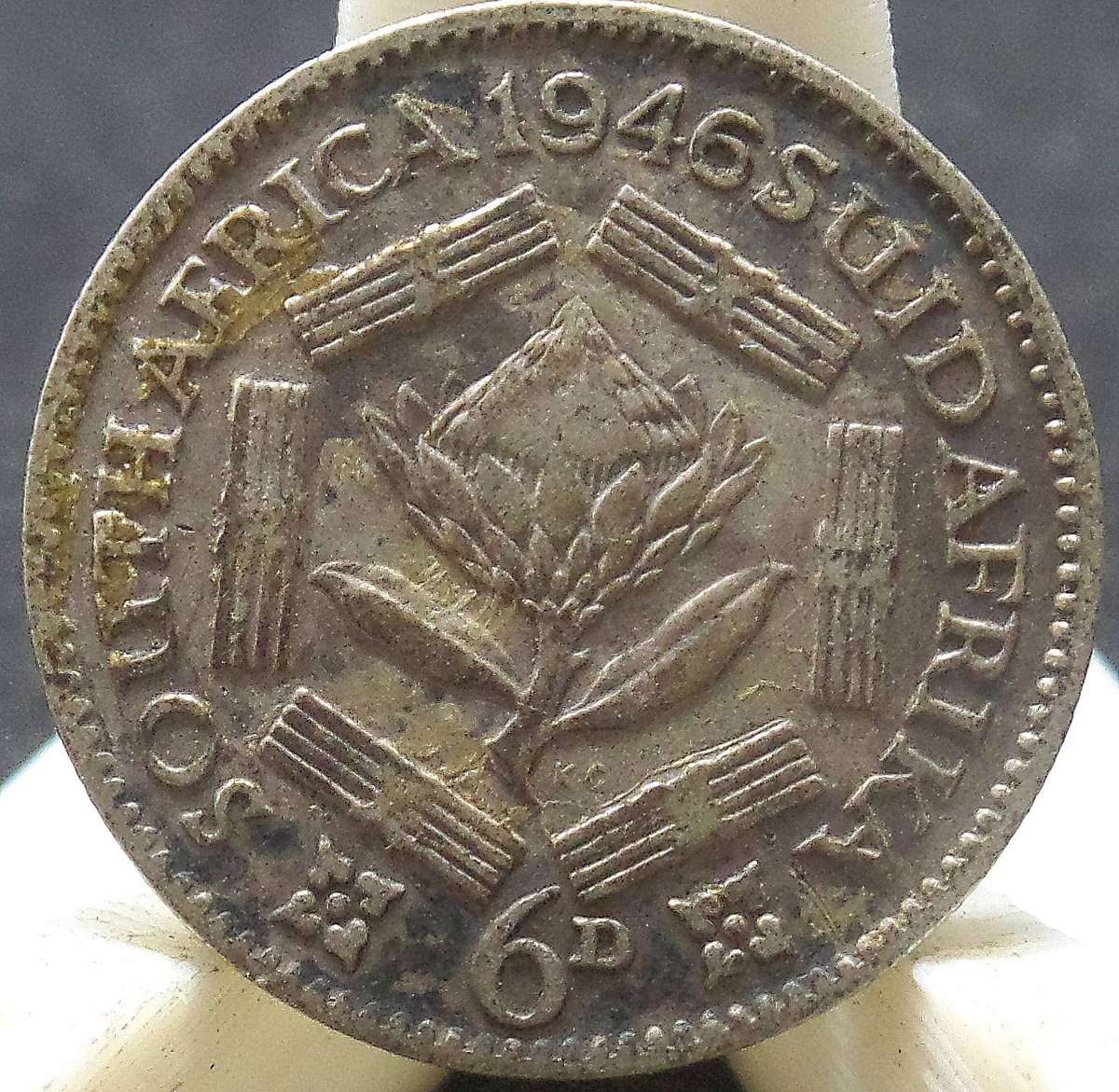 SA Union 6 pence 1946