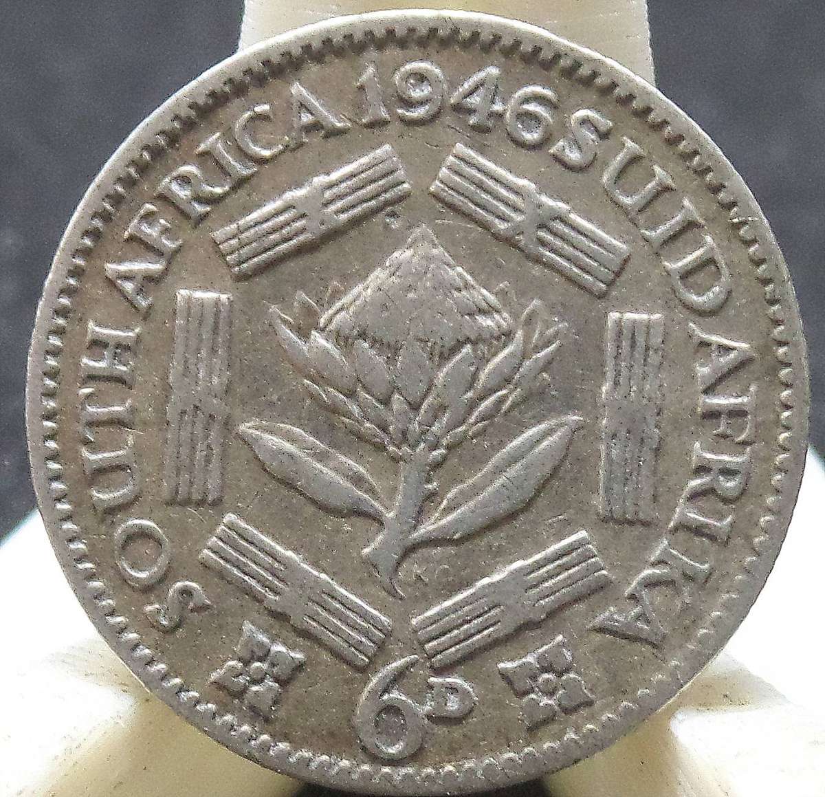 SA Union 6 pence 1946
