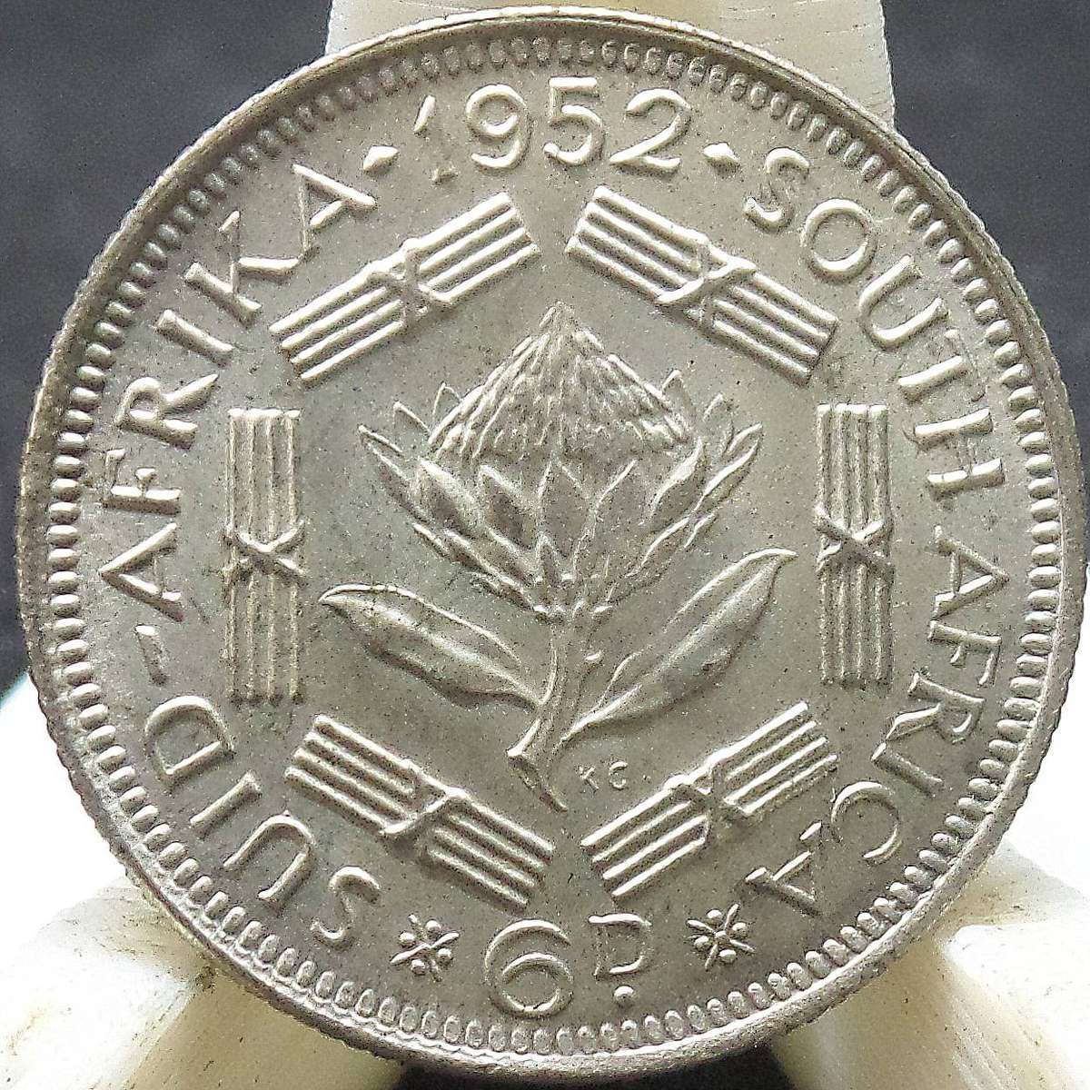 SA Union 6 pence 1952