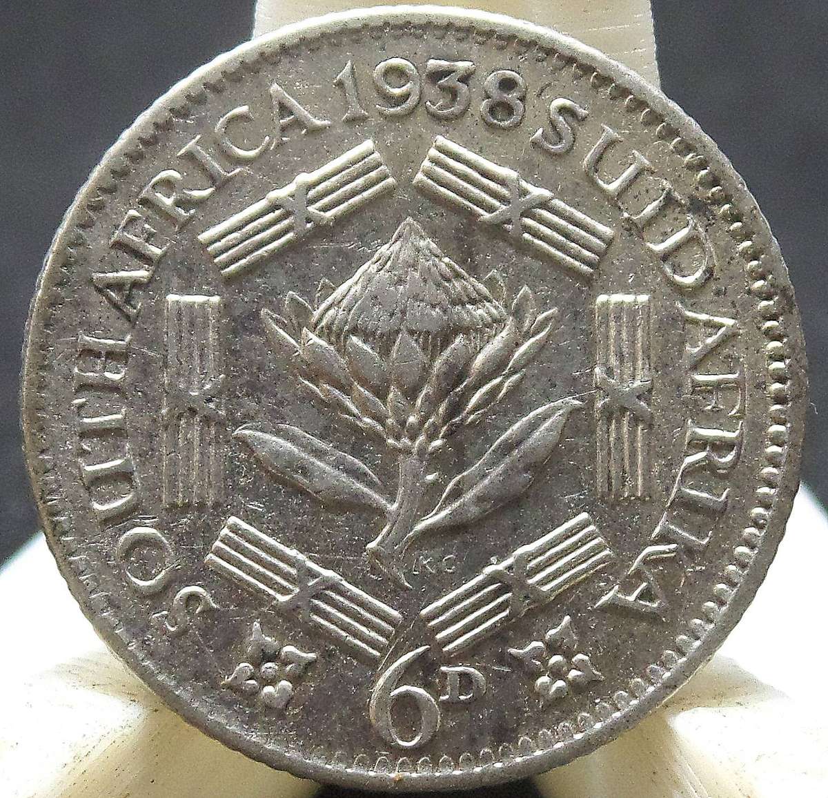 SA Union 6 pence 1938