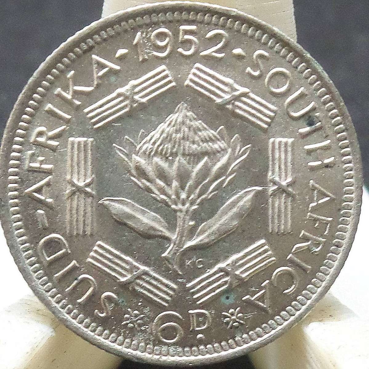 SA Union 6 pence 1952