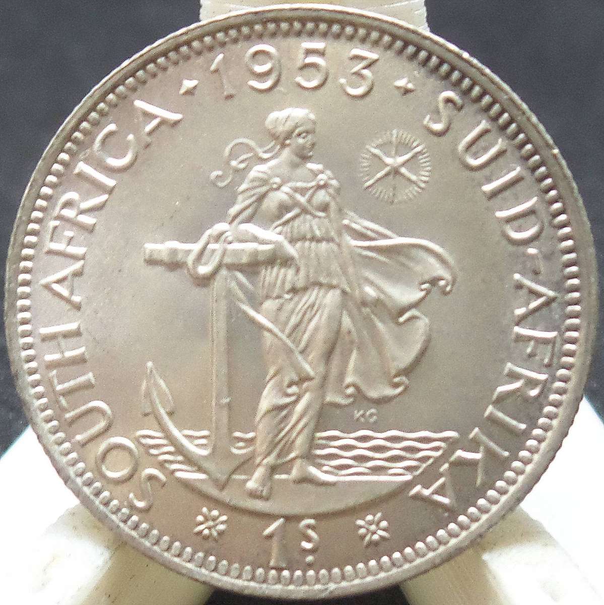 SA Union 1 Shilling 1953 - UNC condition