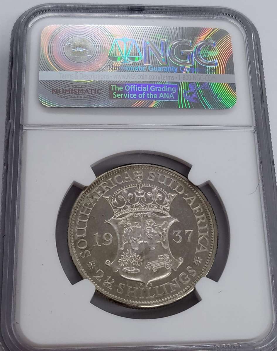 SA Union 2.5 Shillings 1937 - Proof 63 Cameo