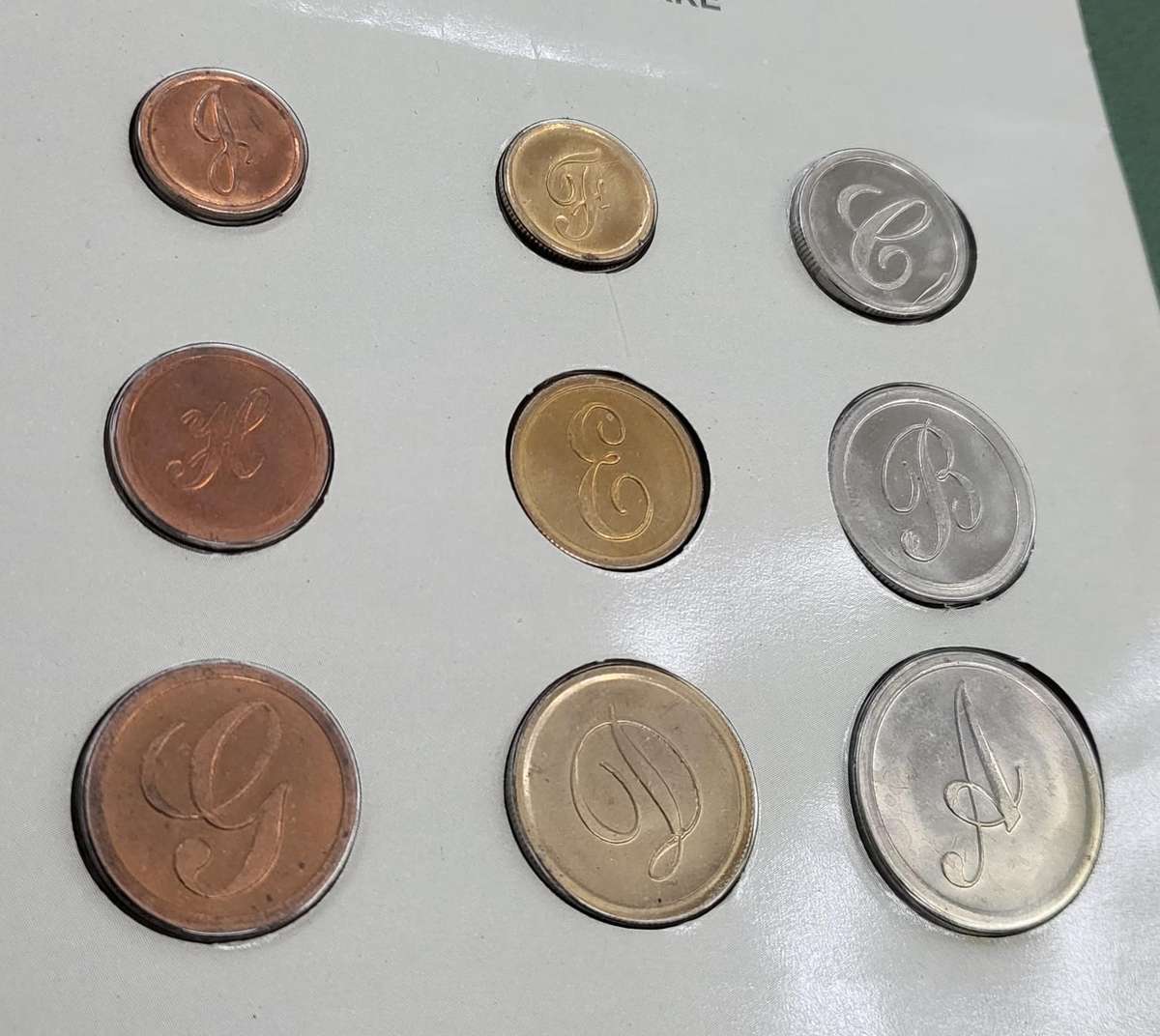 **R1 Auction** SA Mint 1989 new coin pattern set