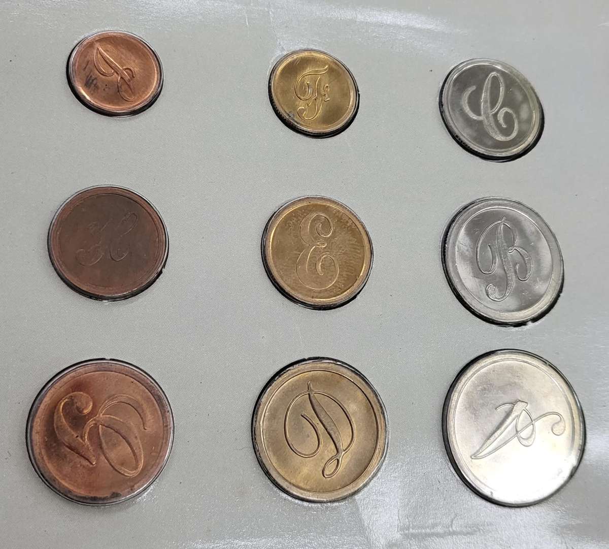 **R1 Auction** SA Mint 1989 new coin pattern set