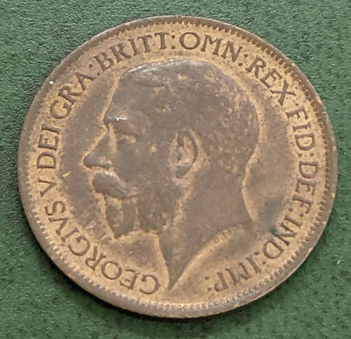Britain Half Penny 1917 - Nice condition