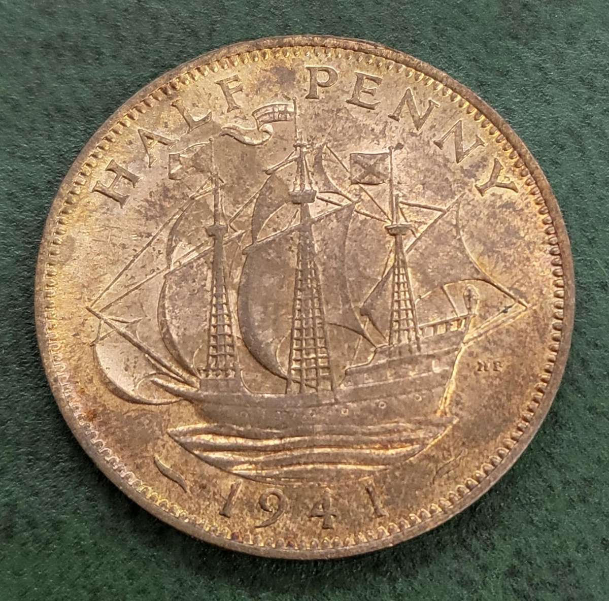 Britain Half Penny 1941 - Beautiful condition