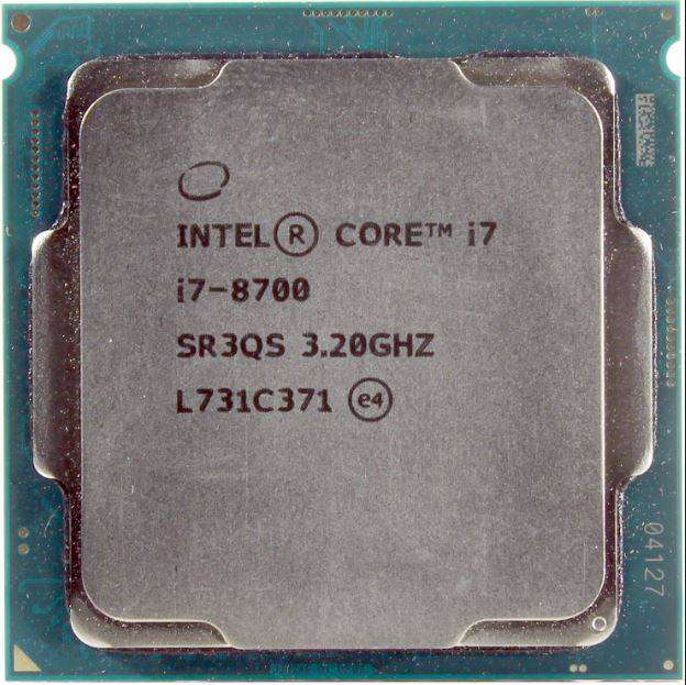 Intel Core i7-8700 3.20 GHz + Intel Cooler